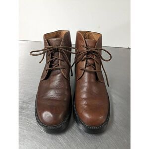 Clark's Men's Brown Leather Boots Size 10M.